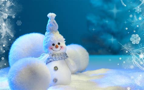 63 Winter Snowman Wallpaper