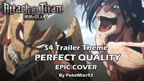 Following attack on titan's dramatic season 3 finale, however, it was announced that the upcoming fourth run would be the final chapter of isayama's story. Attack On Titan S4 (Final Season) - Trailer Theme (Epic ...