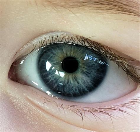 My Sons Dark Steel Blue Eyes With A Little Central Heterochromia Reyes