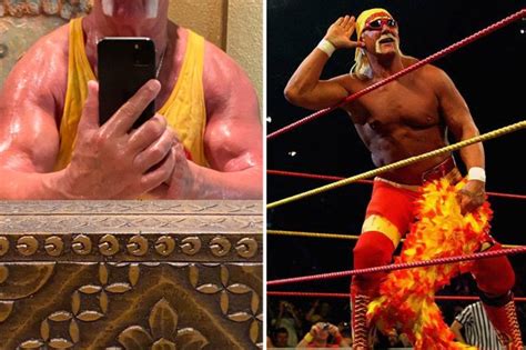 wwe legend hulk hogan shows off incredible biceps aged 68 after crazy workout and reveals 21st