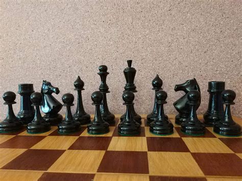 Handmade Chess Set Made And Painted By Hand Chess Pieces Etsy Norway