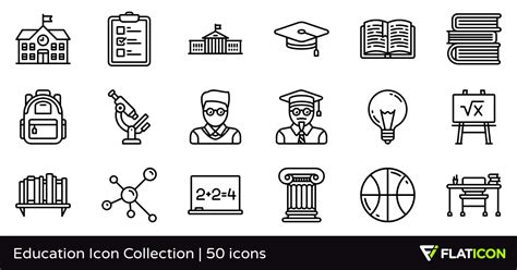 Are you searching for education icon png images or vector? Education Icon Collection 50 free icons (SVG, EPS, PSD ...