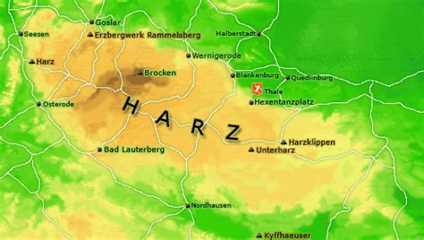 Auf dieser übersichtlichen karte finden sie alle wichtigen orte im harz. Fluss Karte Harz