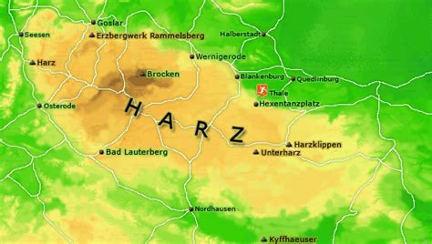 Harzkarte, harz karte, landkarte, routenplaner, das besondere an unserer karte, sie erhalten gleich noch gastgeberempfehlungen. Harz Karte Landkarte / Postkarte Carte Postale 41952297 ...