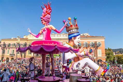 The Nice Carnival And Its Flower Parade