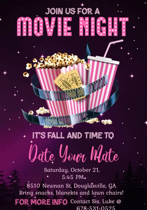 Oct 21 Date Your Mate Movie Night Free Douglasville Ga Patch