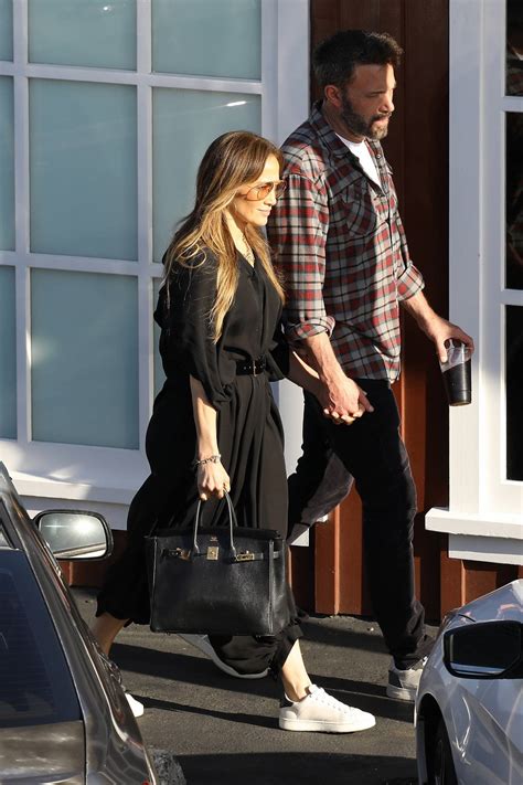 Jennifer Lopez And Ben Affleck Hold Hands As They Leave After Lunch At The Brentwood Country