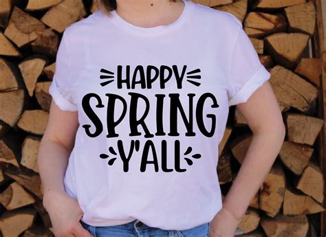 Happy Spring Yall Graphic By Designsquad8593 · Creative Fabrica