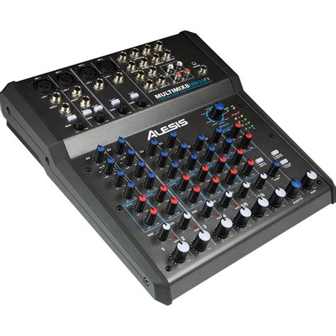 Alesis Multimix 8 Usb 20 8 Channel Mixer With Effects Mm8usb2fx