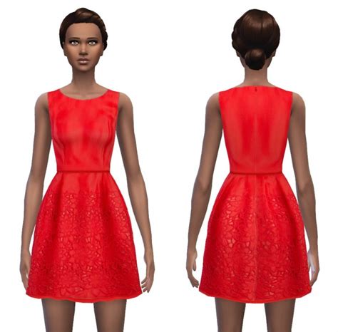 Ready To Wear Dress Sims 4 Female Clothes