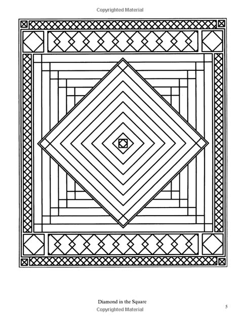 Printable Quilt Pattern Coloring Pages
