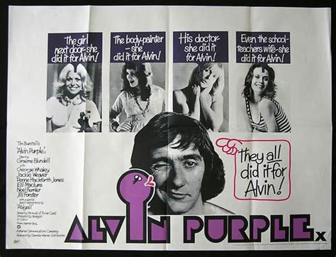 Alvin Purple Tim Burstall Graeme Blundell British Quad Movie Poster Moviemem Original