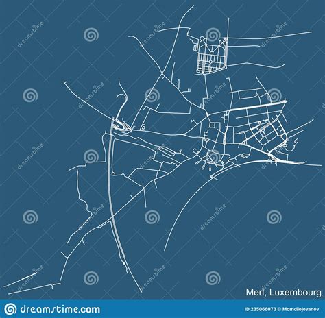 Cartina Stradale Del Quartiere Generale Di Lussemburgo Lussemburgo