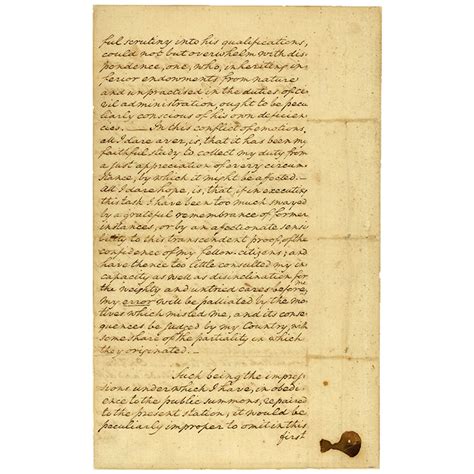 George Washingtons First Inaugural Address 1789