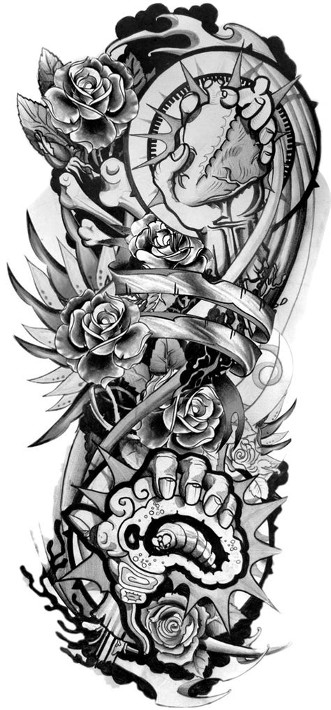 Transparent Tattoo Sleeve Png Png Image Collection