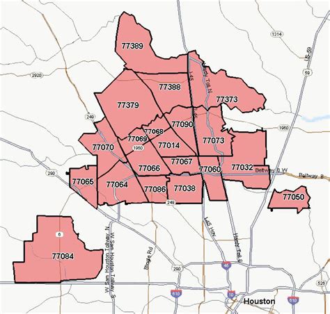 29 Houston Texas Map With Zip Codes