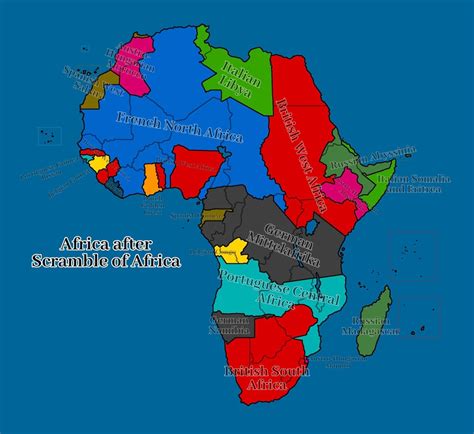 An Alternative Scramble Of Africa Imaginarymaps