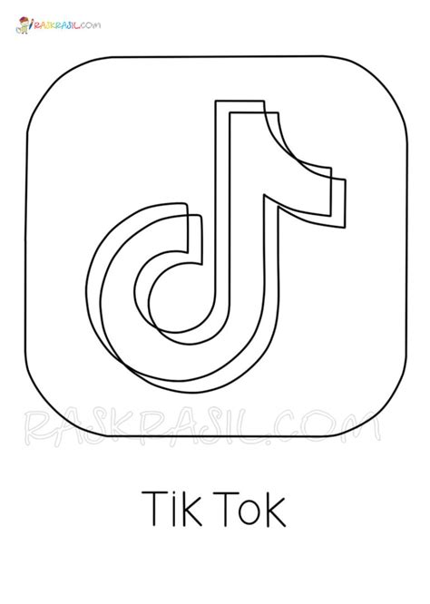 Coloriage Tiktok Nouvelles Images Imprimer Sur Raskrasil Com