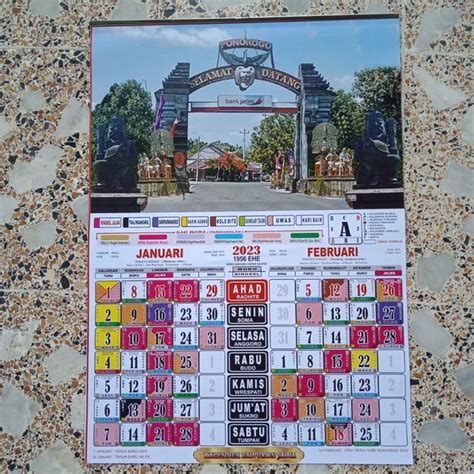 Jual Kalender Jawa 2023 Pawukon Di Lapak Toko Buku Restu Official
