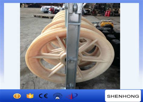 Nylon Large Diameter Rope Pulley Overhead Transmission Line Rope