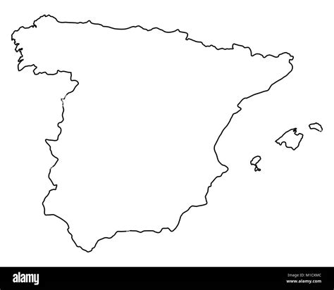 Mapa De España Fotografía De Stock Alamy