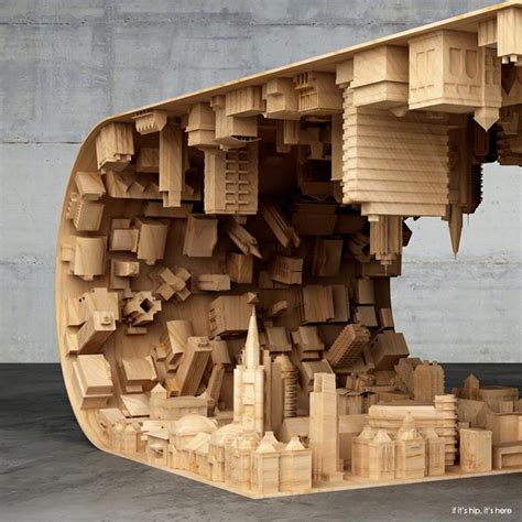 the wave city coffee table inspired by inception