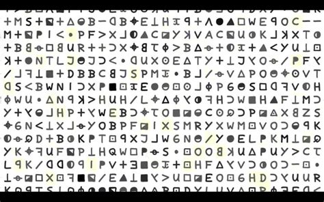 Zodiac Cipher Mytedisney