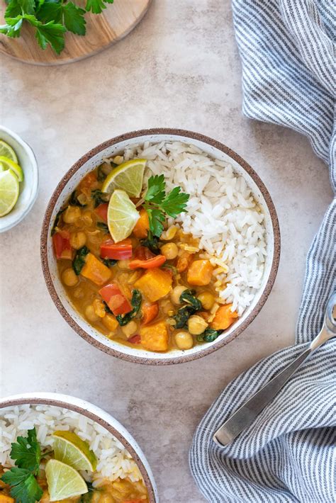 Instant Pot Sweet Potato Chickpea Curry Flavor The Moments