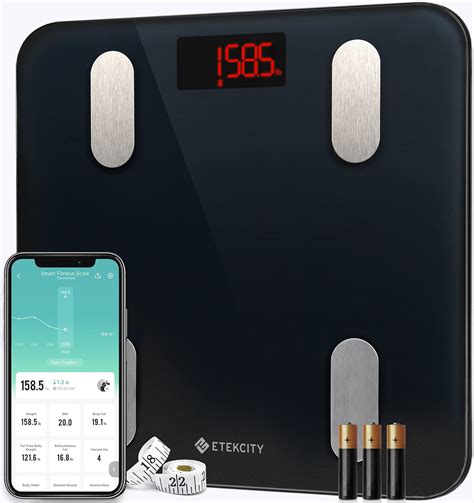 Buy Etekcity Bluetooth Body Scales Bathroom Scales Digital Weighing Scale With 13 Body