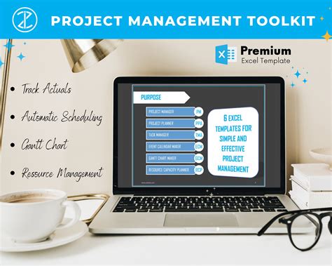 Project Management Toolkit Excel Templates Etsy