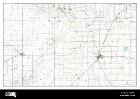 Brownfield Texas Map 1985 1100000 United States Of America By