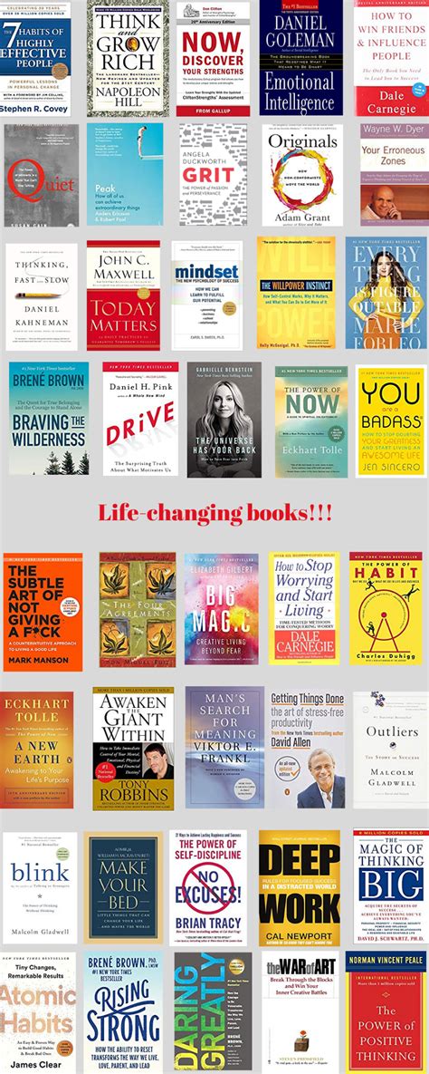 Self Improvement Books That Change Life Books For Self Improvement