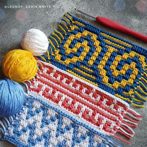 Mosaic Crochet Patrones Almohada De Ganchillo Ganchillo Sencillo