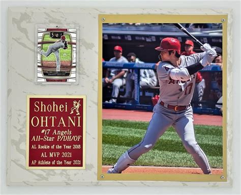 Shohei Ohtani Plaque Sports Memorabilia