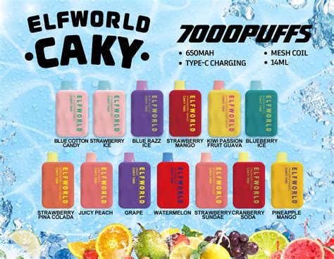 Elfworld Caky 7000 Puffs Disposable Vape
