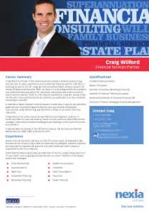 Understand the job and certification requirements for each type of advisor, including cfp®, cfa®, and others. 1. Craig Wilford Adviser Profile