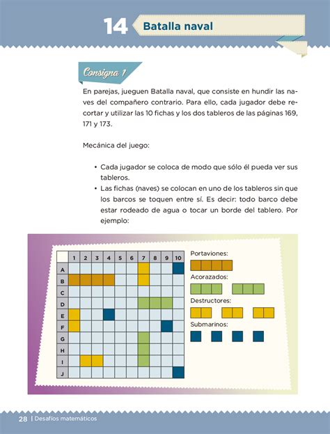 Interactive exercises book mathematical challenges 6o. Desafíos Matemáticos sexto grado 2017-2018 - Página 28 - Libros de Texto Online
