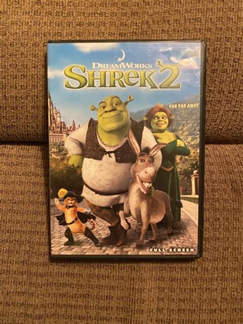 Shrek 2 Dvd Full Screen Edition Dreamworks Animated Shrek Movie Dvd