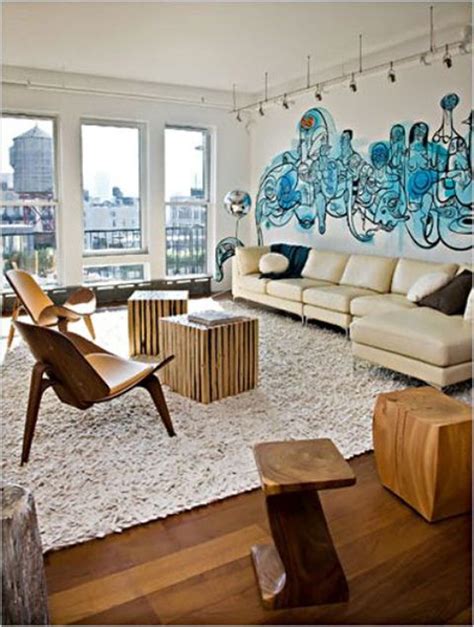 Living, room, graffiti, coma, frique, studio, 743f73d1776b name : 25 Cool Graffiti Wall Interior Ideas | House Design And Decor