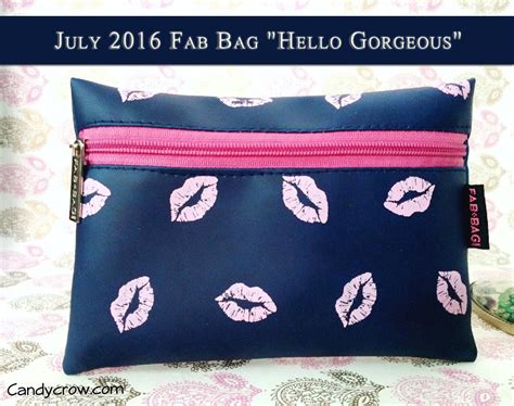 July 2016 Fab Bag Review Candy Crow