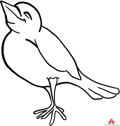 Bird Outline Cliparts Adding A Touch Of Nature To Your Designs