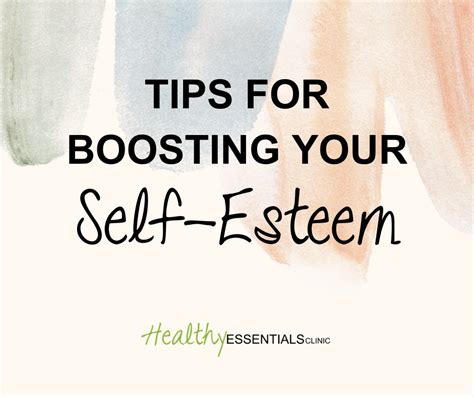 Tips For Boosting Your Self Esteem Healthy Essentials Clinic