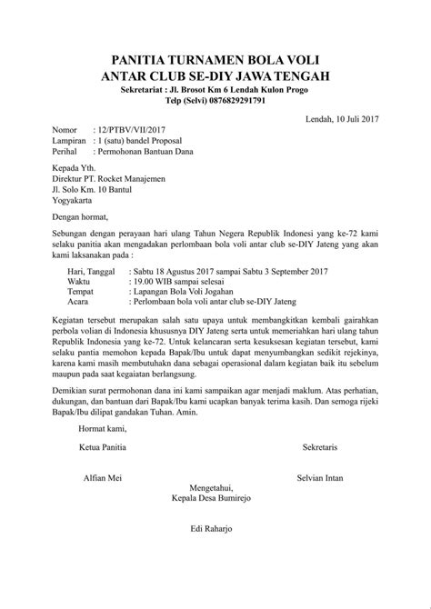 Contoh Surat Permohonan Dana Ke Kampus  Delinewstv