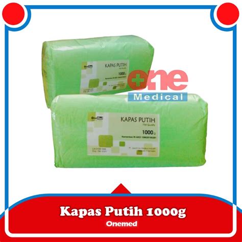 Jual Kapas 1000gram Onemed Kapas Pembalut 1kg Kapas Gulung