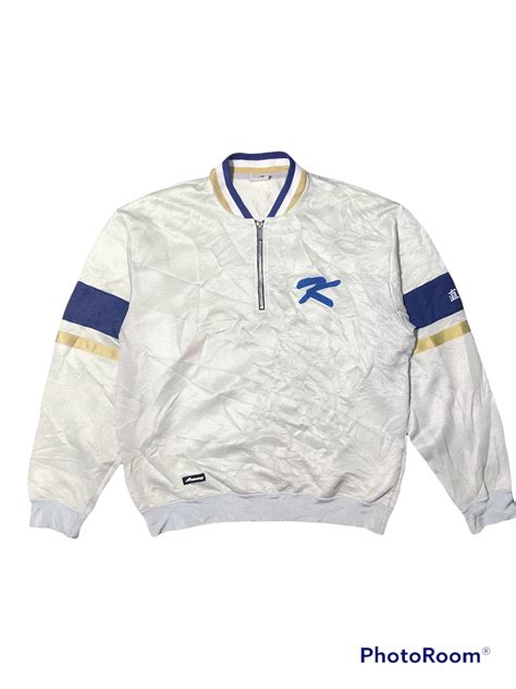 Vintage Vintage Mizuno Athlete Jersey Half Zip Sweatshirt Grailed