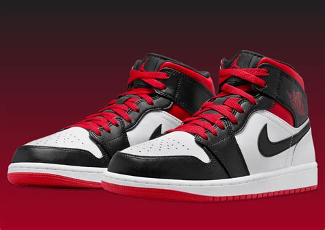 official look at the air jordan 1 mid white gym red black sneaker news