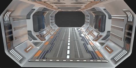 Sci Fi Tunnel 3d Model