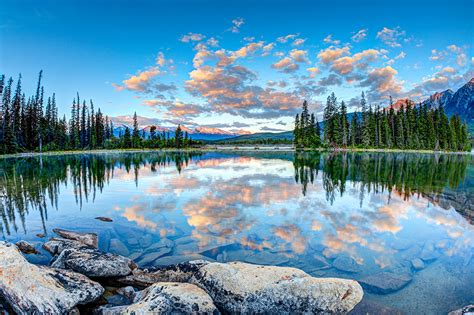 Images Jasper Park Canada Pyramid Lake Alberta Nature Parks