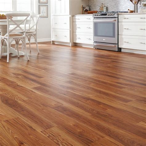Home depot claims rigid core vinyl plank flooring is a commercial grade flooring to they customer. Trafficmaster Allure Vinyl Flooring - Deep Kitchen Sink