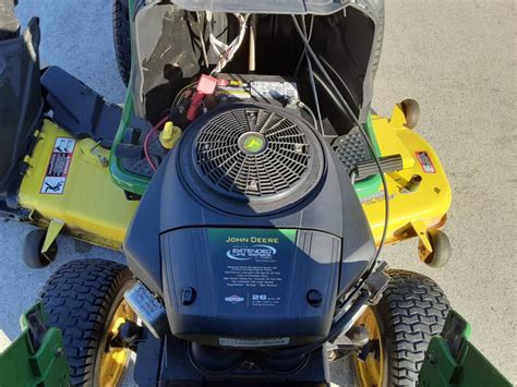 54 Inch John Deere La 175 Riding Lawn Mower With Power Bagger Ronmowers